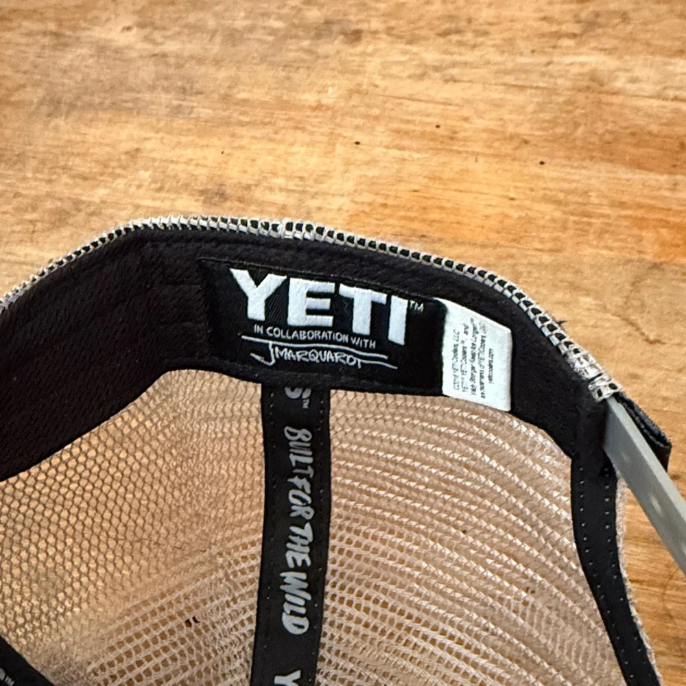 Rare Vintage YETI Heather Gray Patch Trucker Cap - Permit in Mangroves - Picture 5 of 5